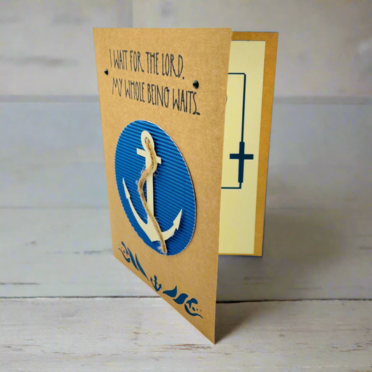 "WAIT FOR THE LORD" Comfort Card