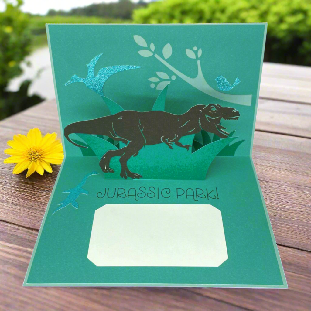 "WALK IN THE PARK" Simple Pop Up Comfort Card