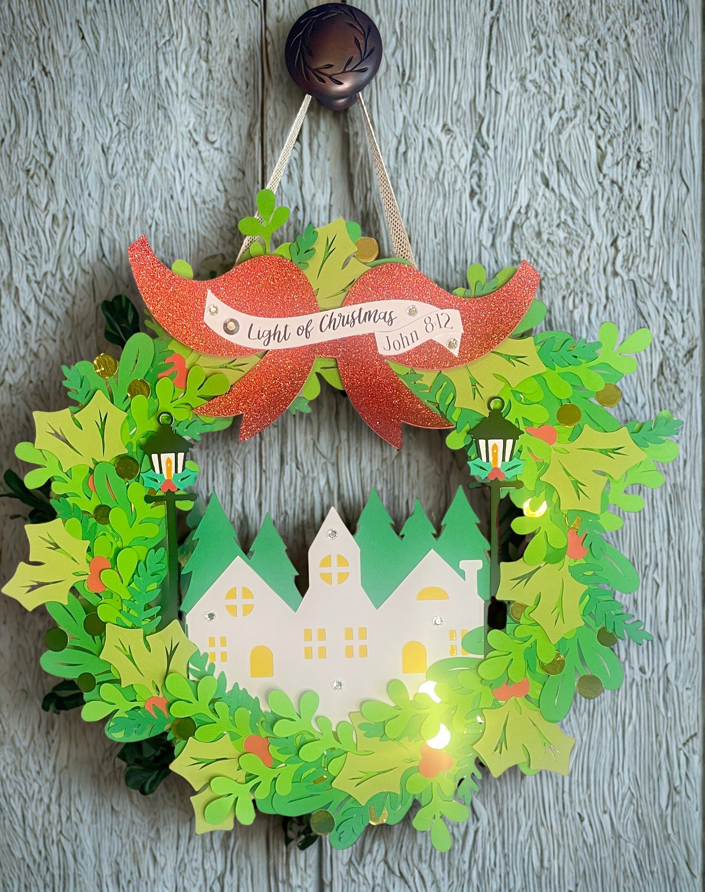 WINTER HOME ACCENTS- Wreath