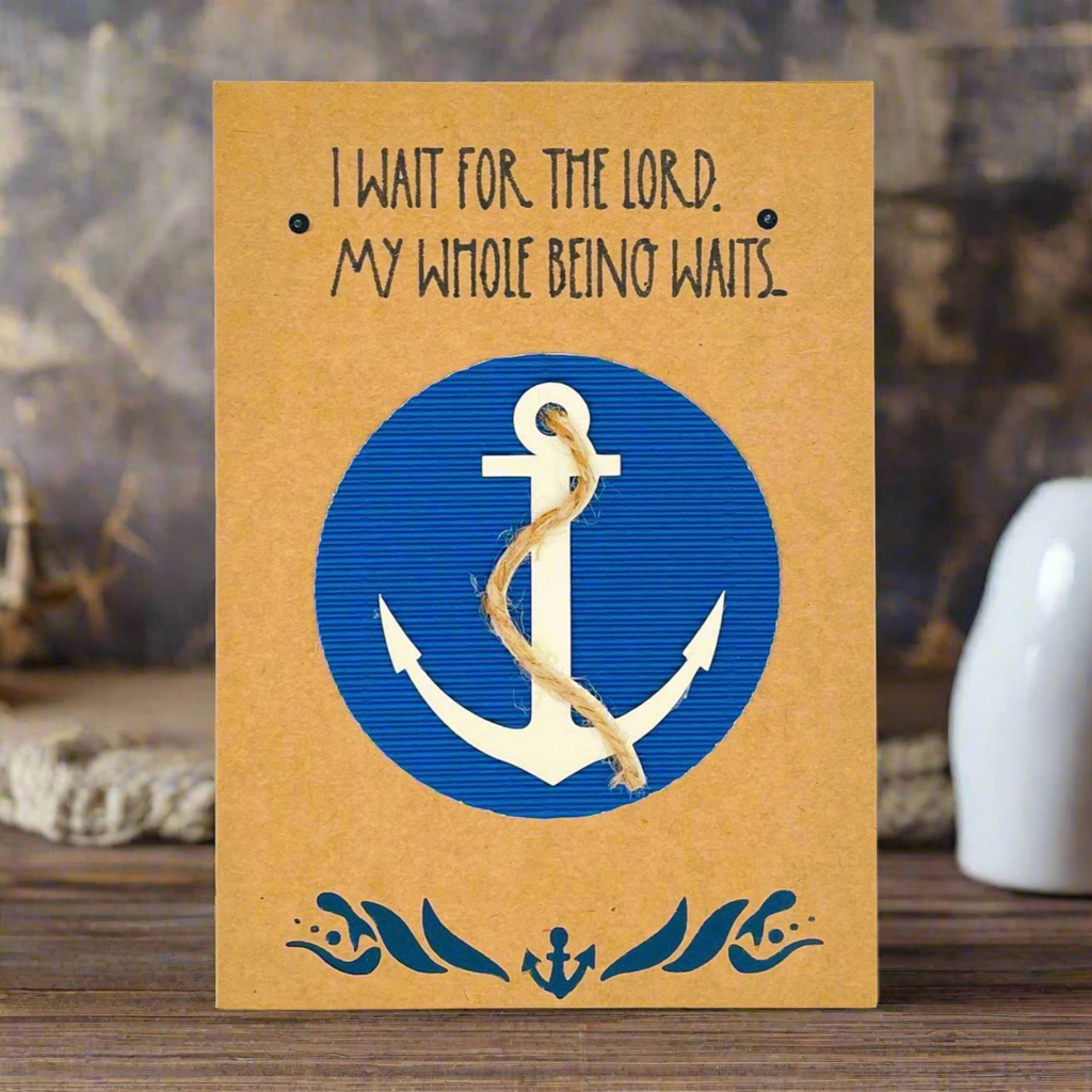 "WAIT FOR THE LORD" Comfort Card