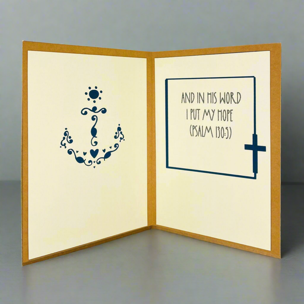 "WAIT FOR THE LORD" Comfort Card