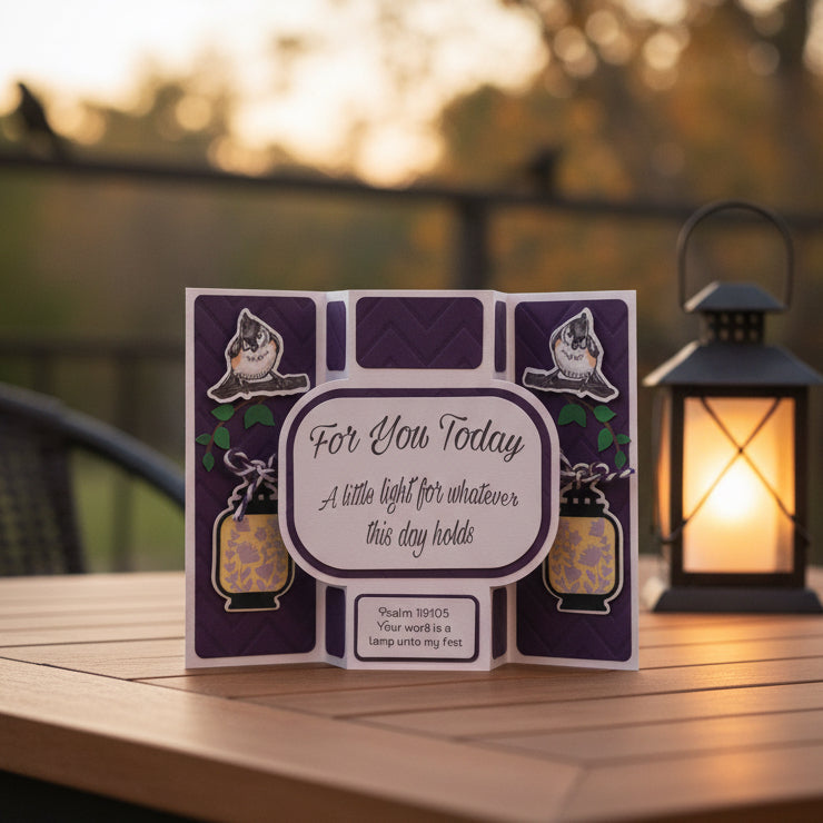 LITTLE LIGHT FRONT POP OUT Card