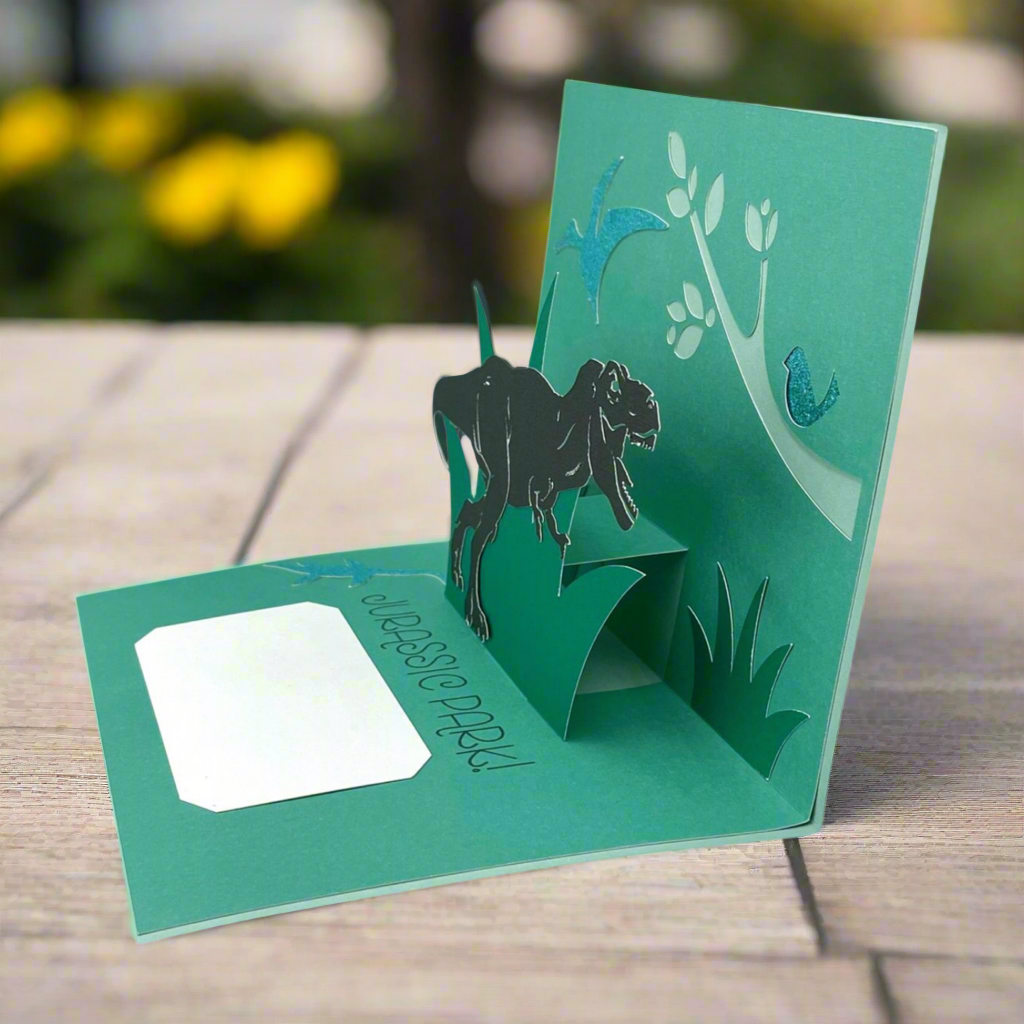 "WALK IN THE PARK" Simple Pop Up Comfort Card