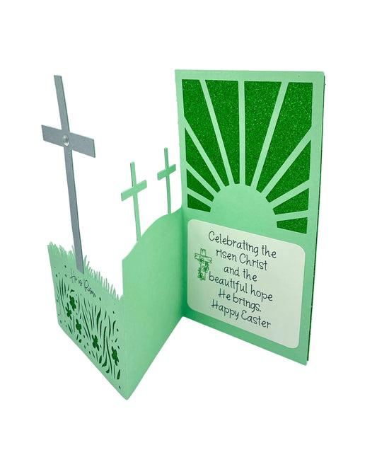 HE is RISEN Trifold Card