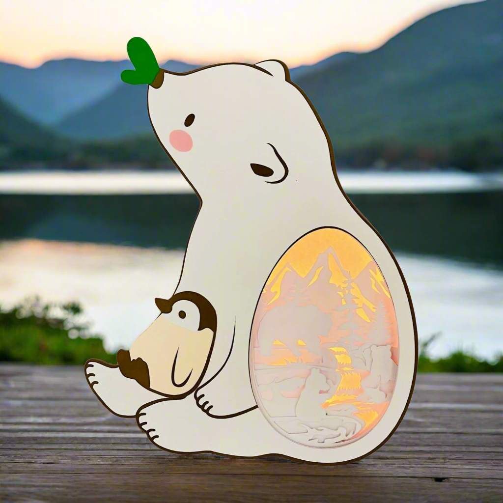 BEAR PAPER LANTERN
