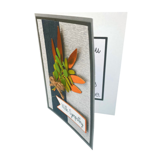 "BOTANICAL SYMPATHY- Copper" Comfort Card