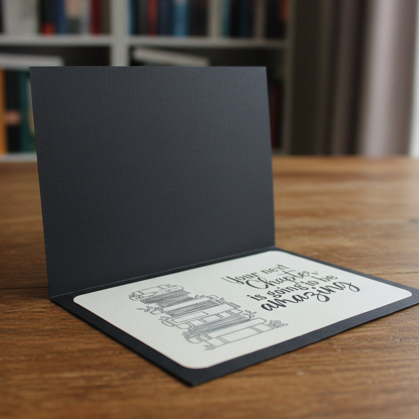 A NEW CHAPTER BEGINS Card