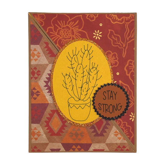 "STAY STRONG" Comfort Card