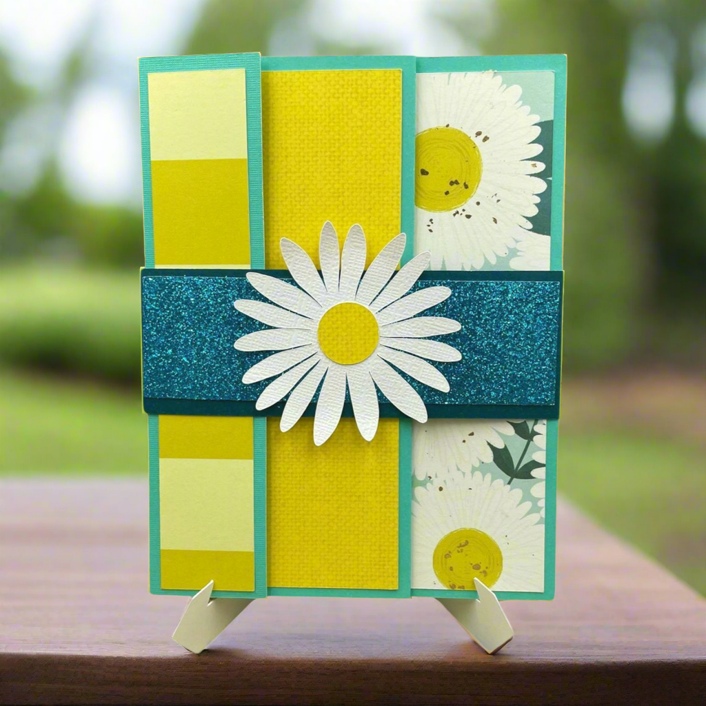 "FEEL BETTER DAISIES" Tri-Fold Comfort Card