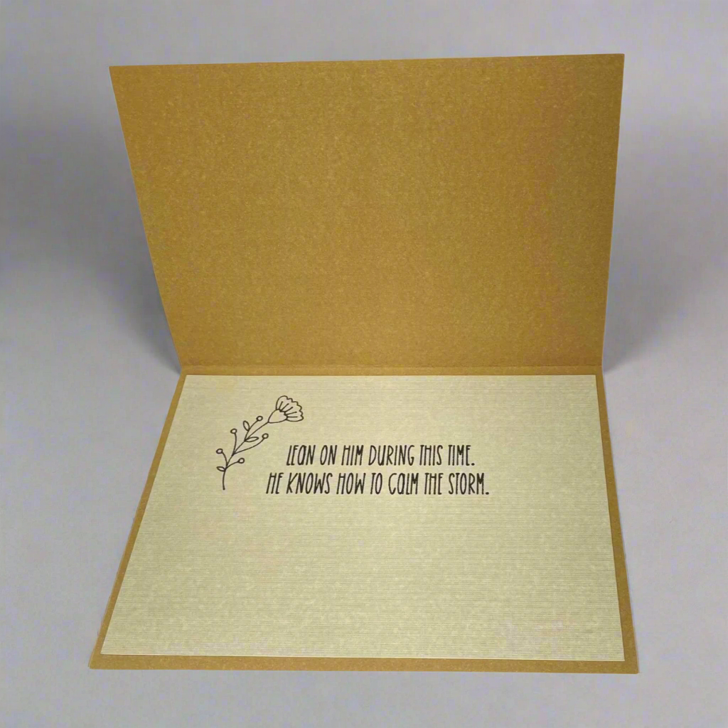 "DEVIL WHISPERED" Comfort Card