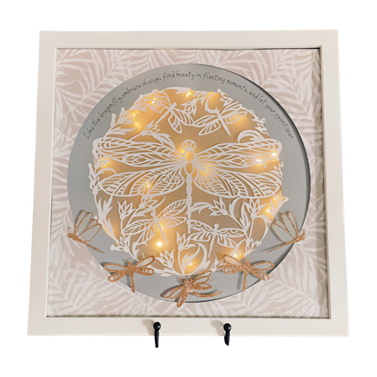 DRAGONFLY LIGHTED SHADOWBOX