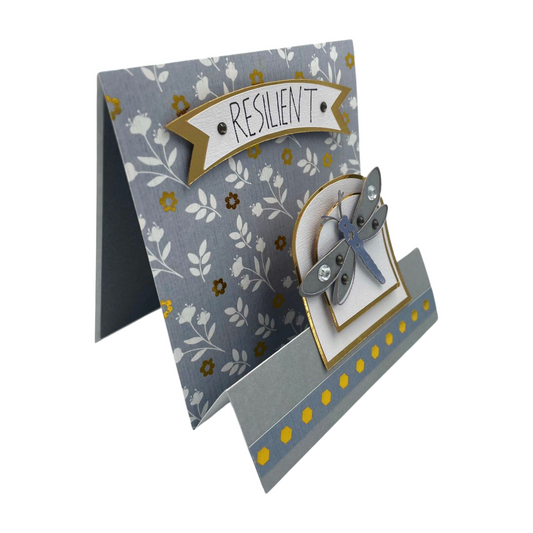 "DRAGONFLY STRENGTH" Stand Up Comfort Card