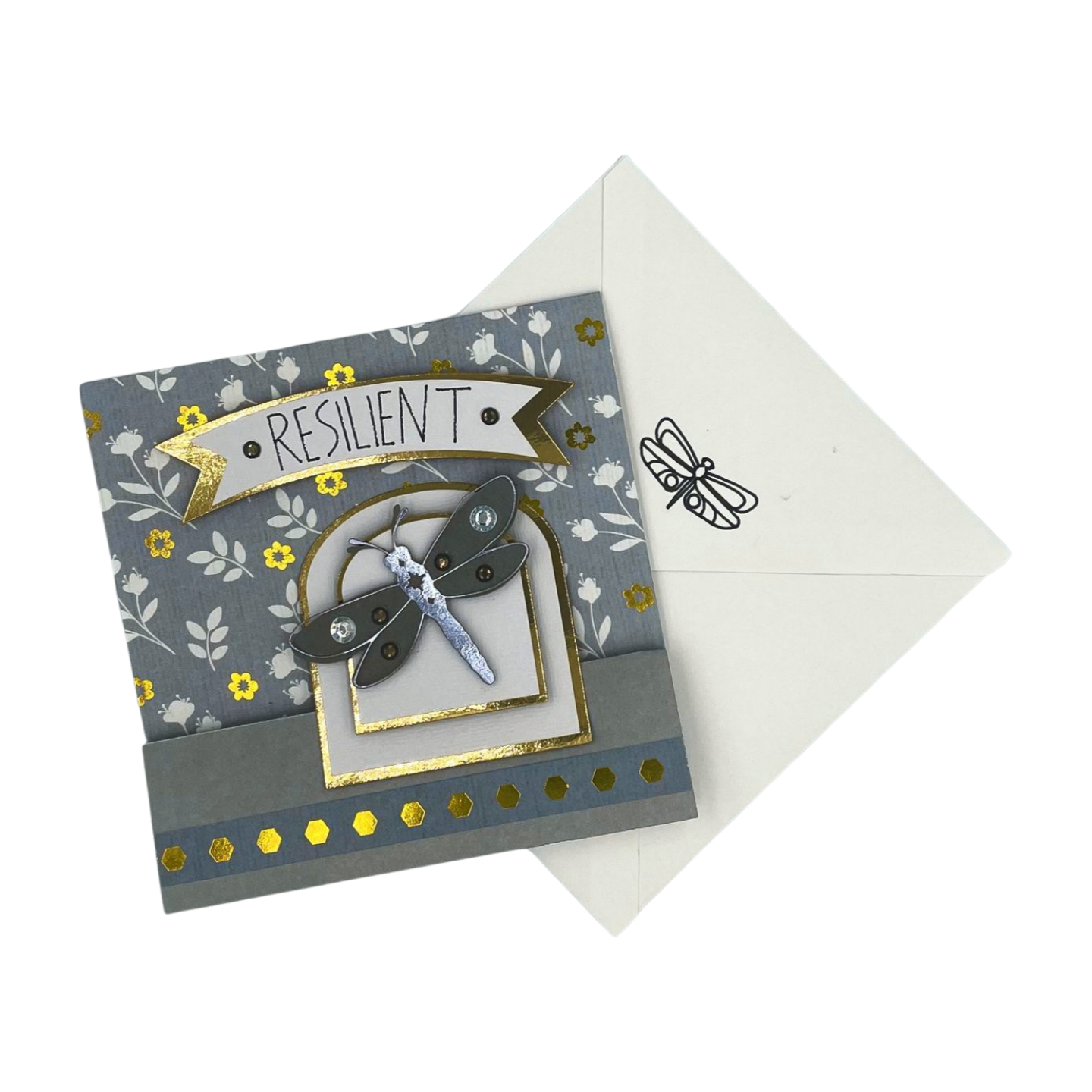 "DRAGONFLY STRENGTH" Stand Up Comfort Card