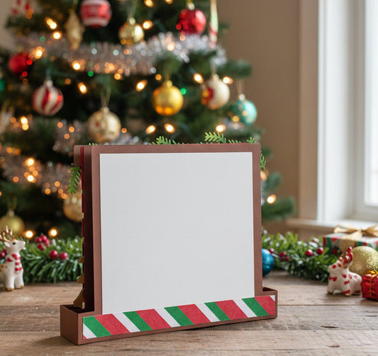 FIREPLACE with DOG Box Card