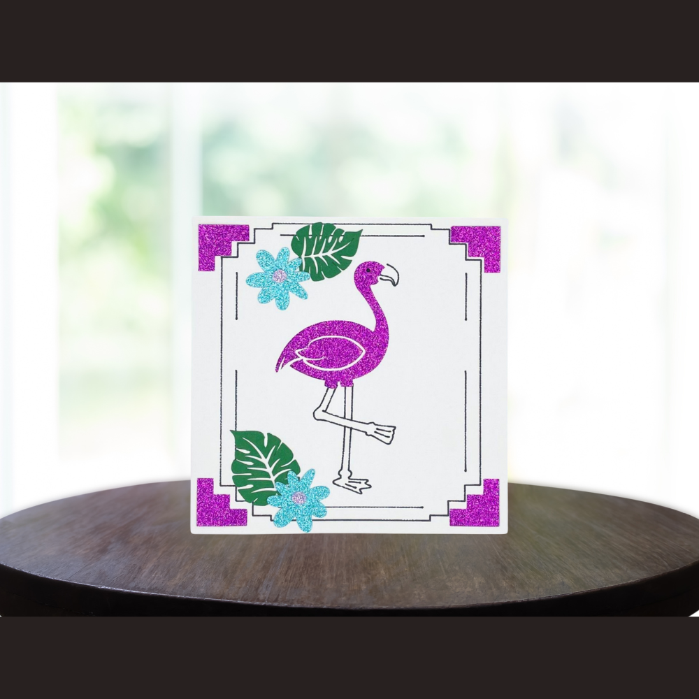"FLAMAZING" Square Comfort Card
