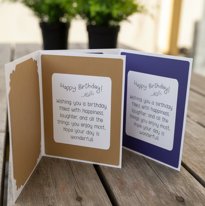 FLOWERPOT Cut Out Cards