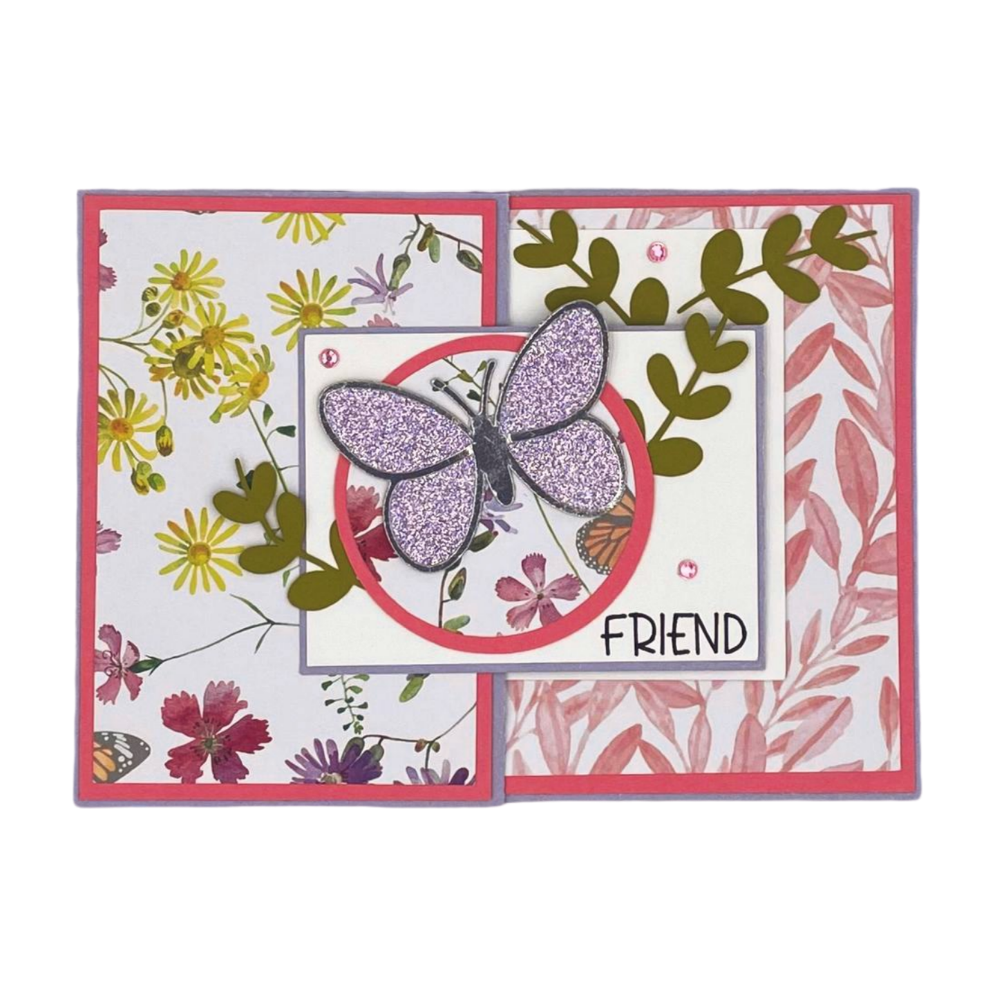"FRIEND" Z-Fold Comfort Card