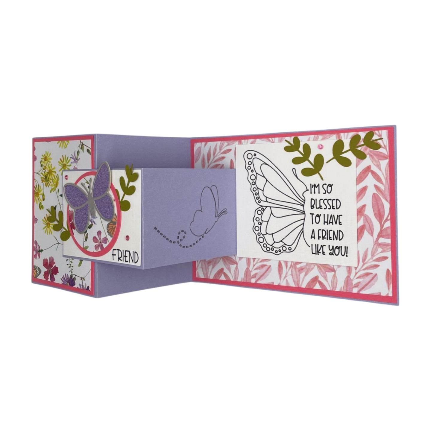 "FRIEND" Z-Fold Comfort Card
