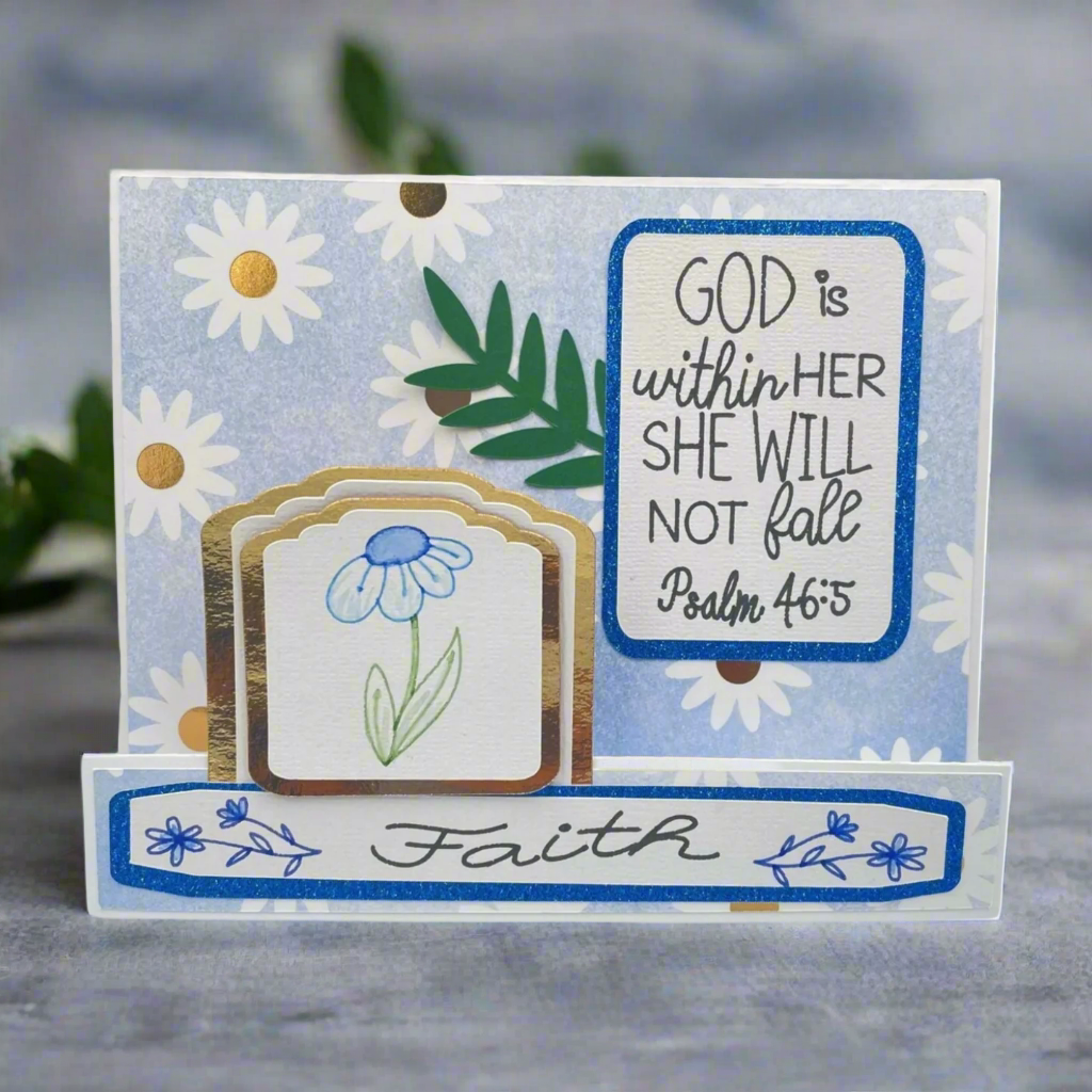 GOD IS WITHIN HER PSALM 46:5 Personalized Comfort Card