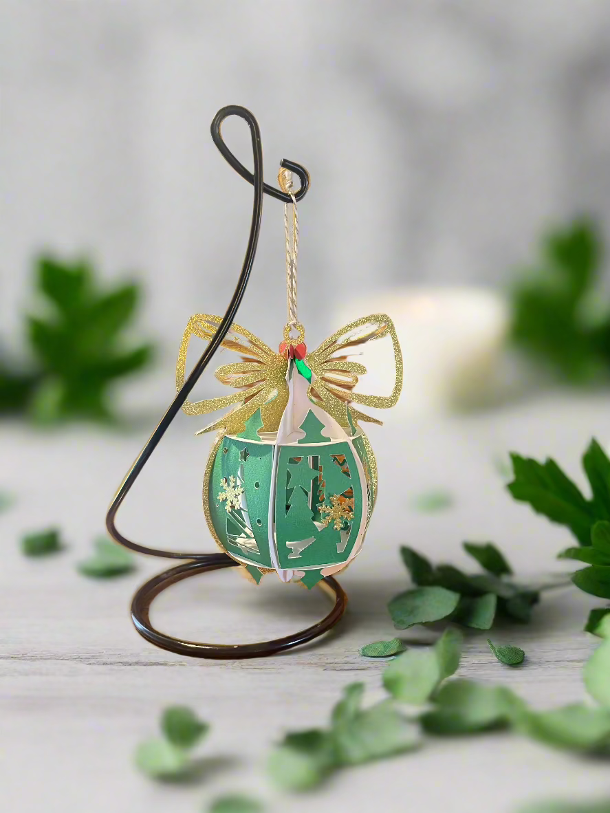 Christmas tree ornament green