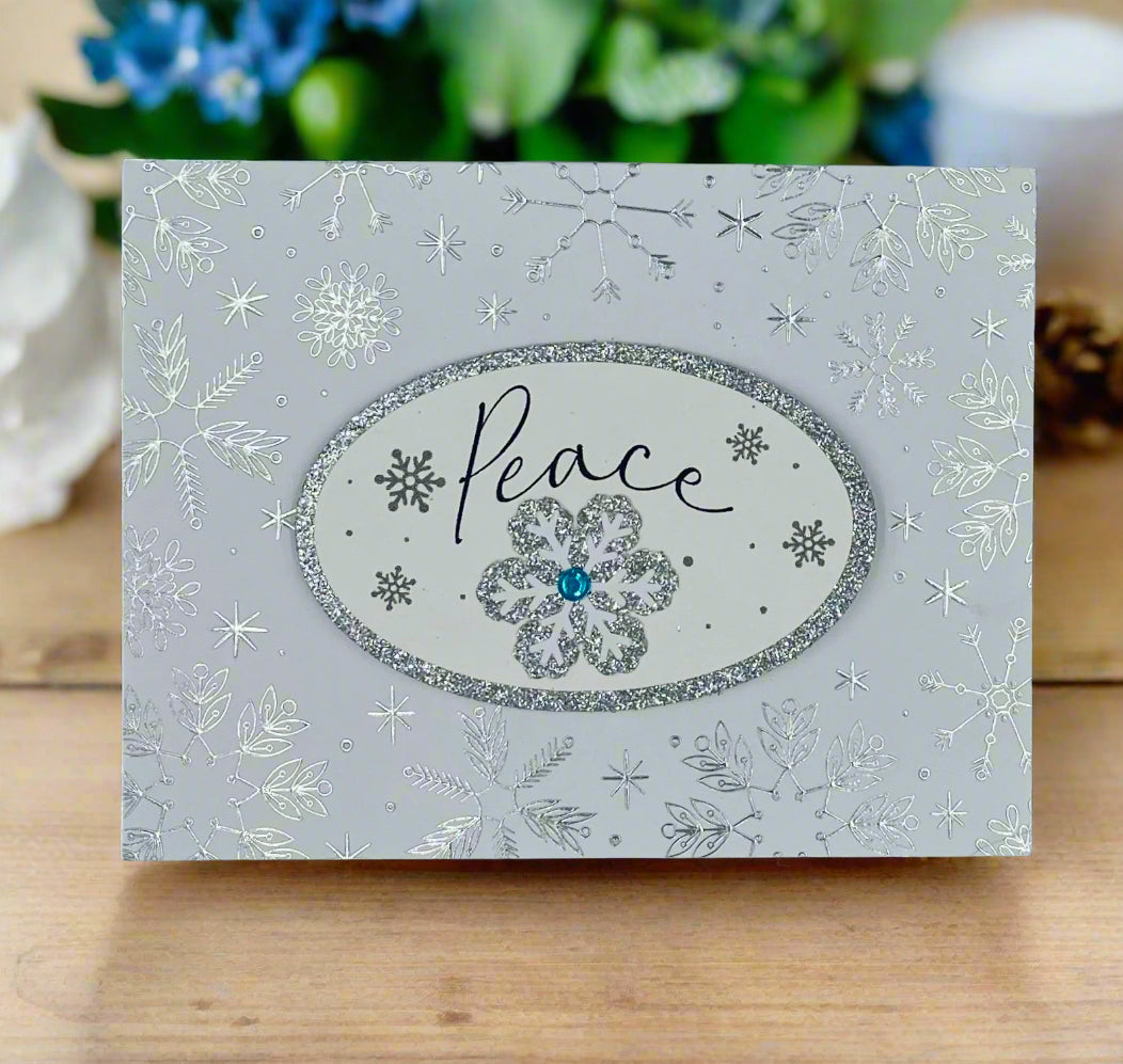 Peace snowflakes