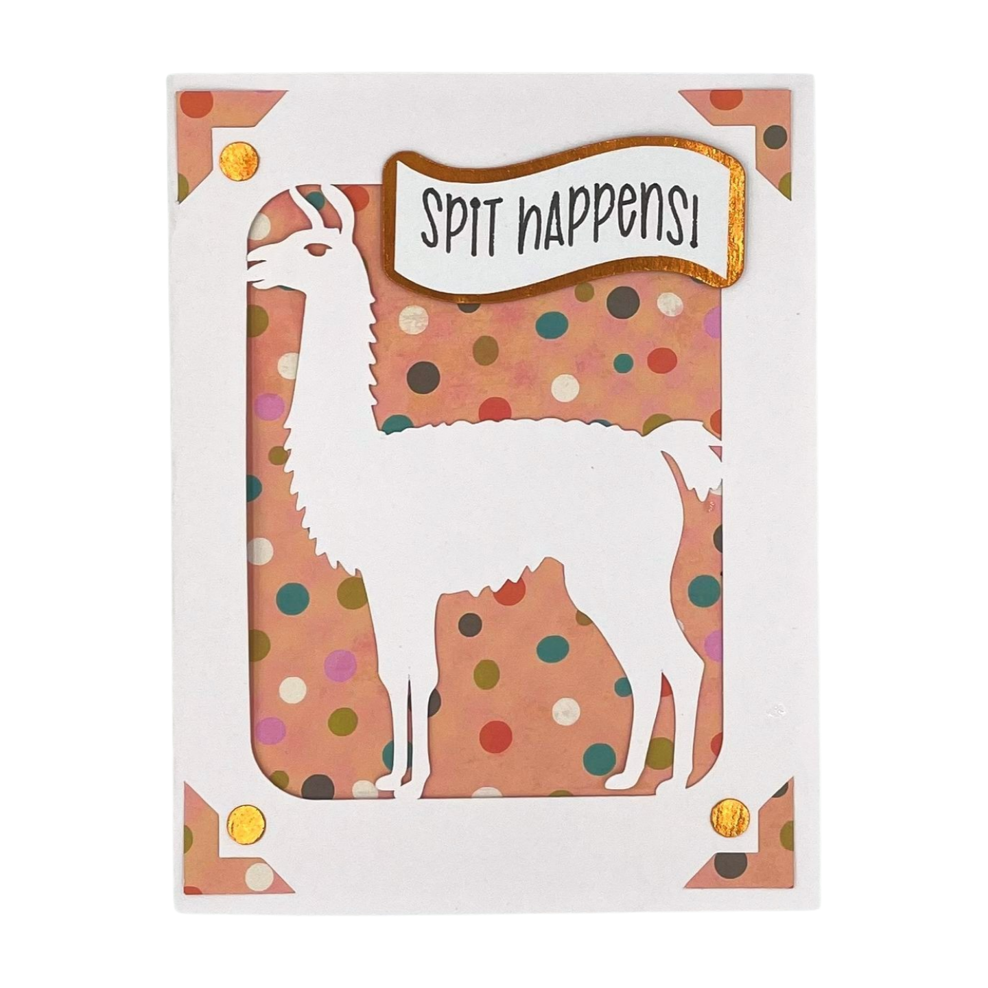 "LLAMA SUPPORT" Personalized Comfort Card