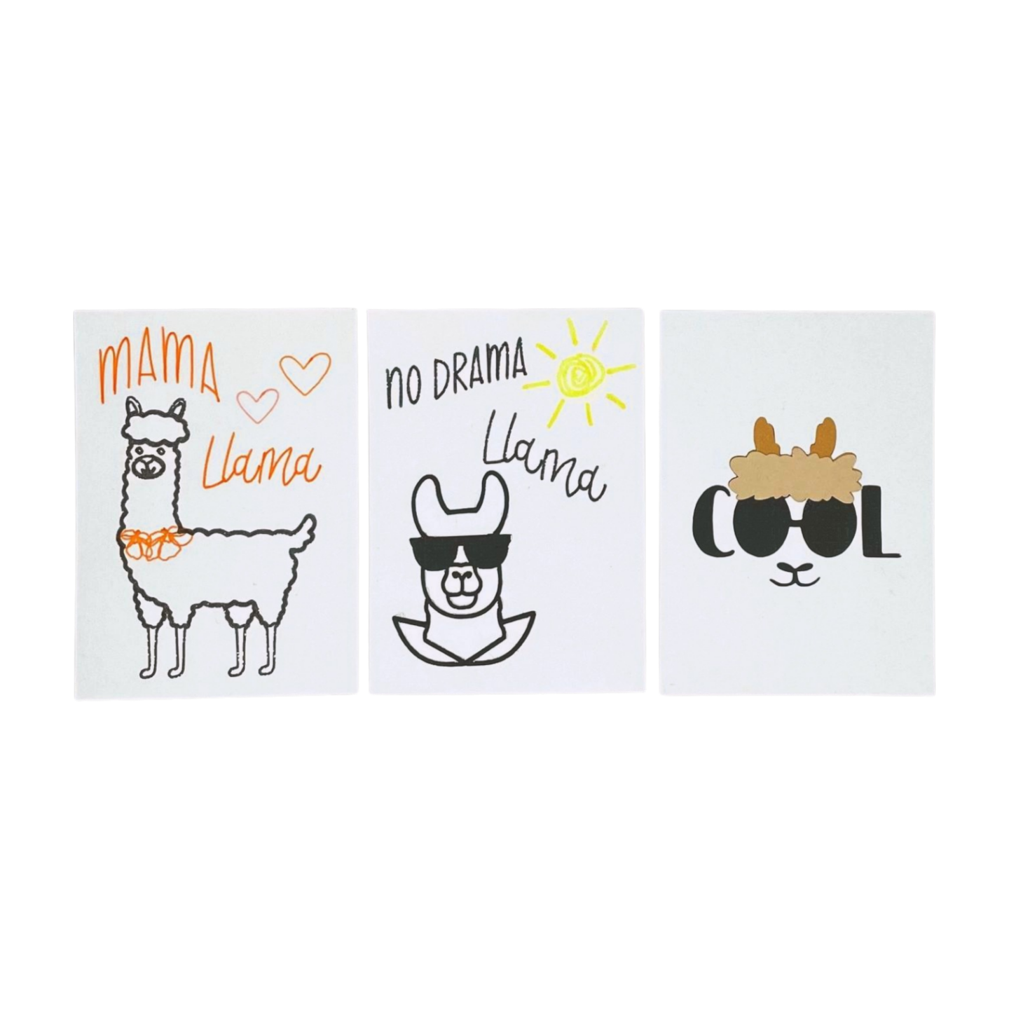 "LLAMA SUPPORT" Personalized Comfort Card