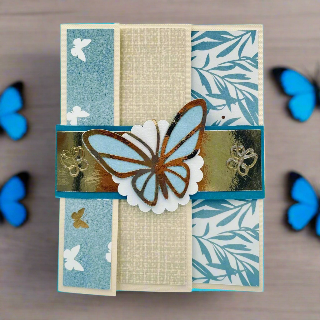 BUTTERFLY Trifold Card