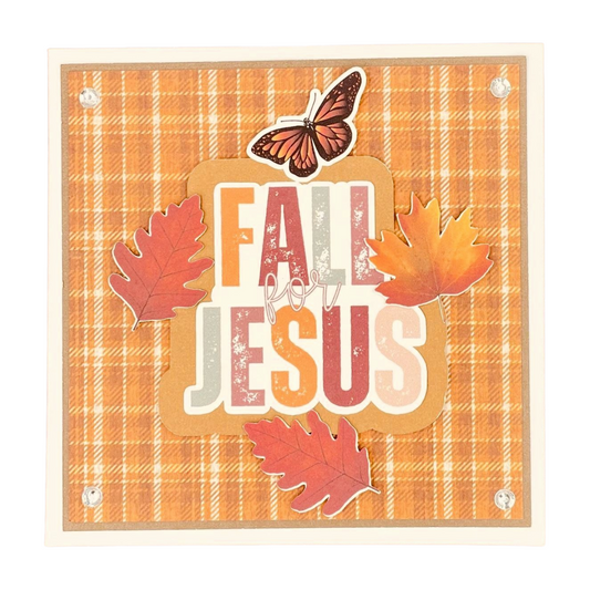 FALL for JESUS Accordion Fold Card