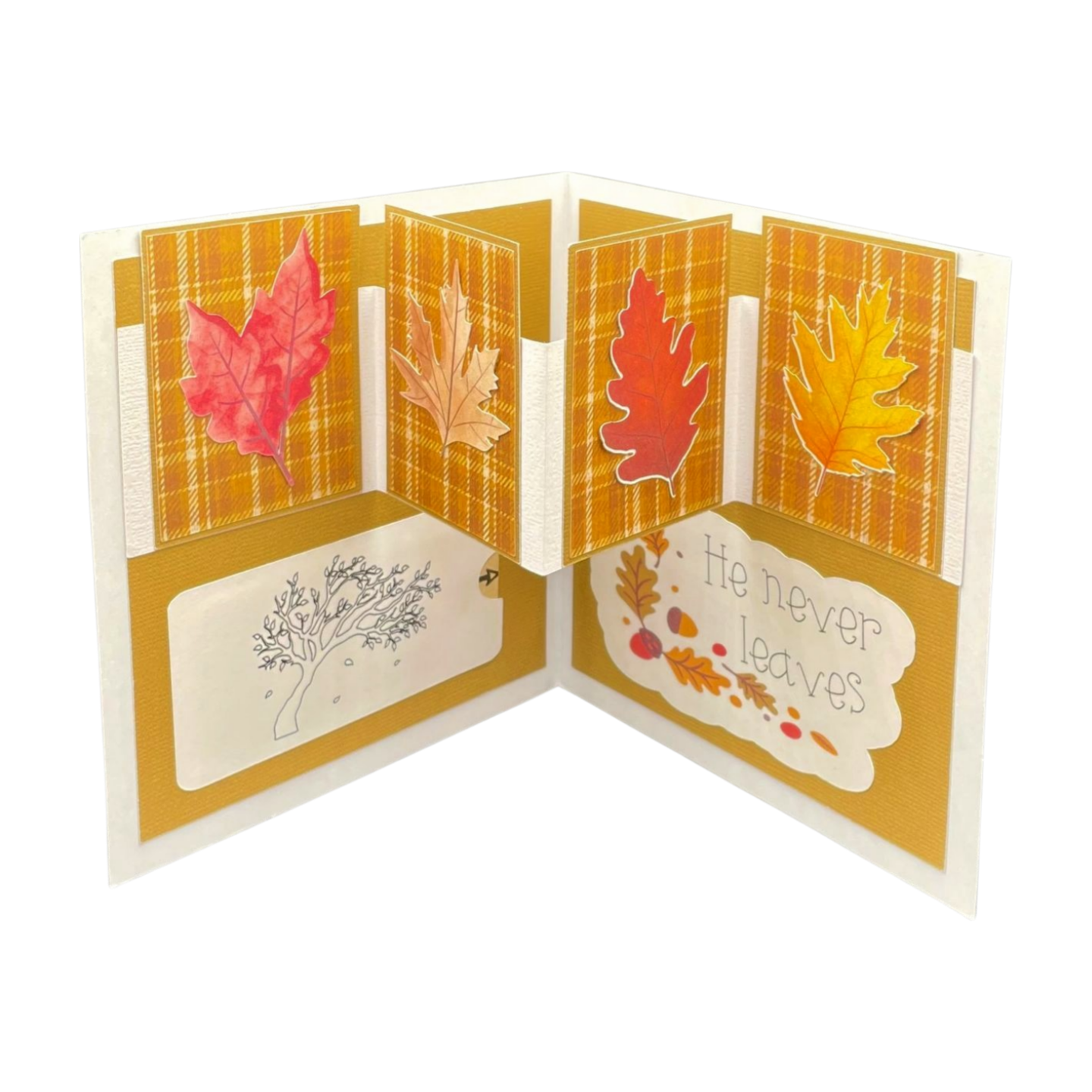 FALL for JESUS Accordion Fold Card