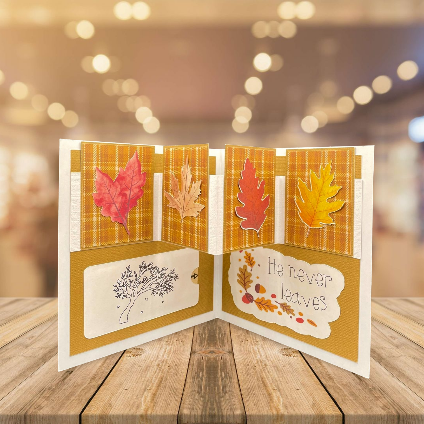 FALL for JESUS Accordion Fold Card