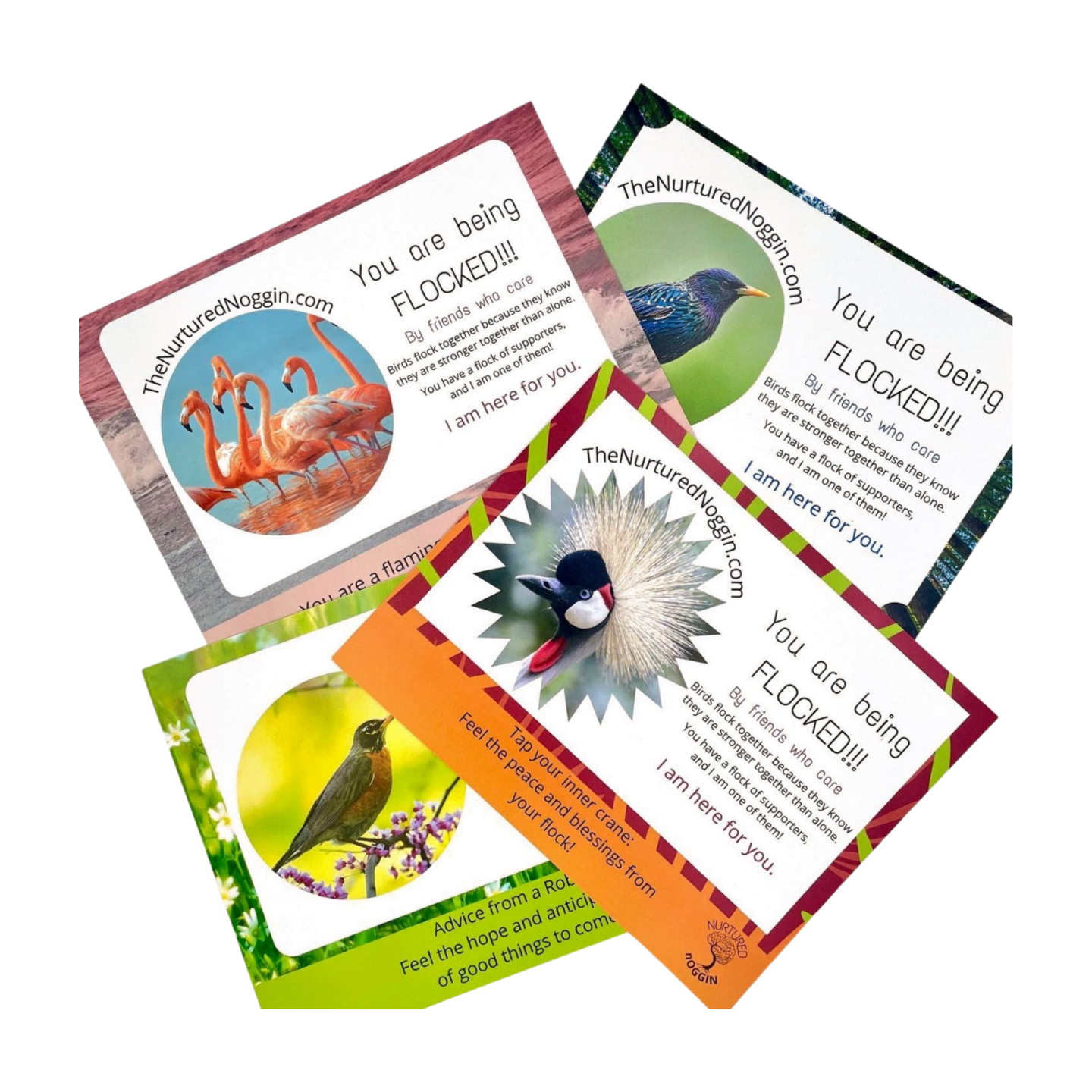 HOLY FLOCKERS - Flocking Card Packet