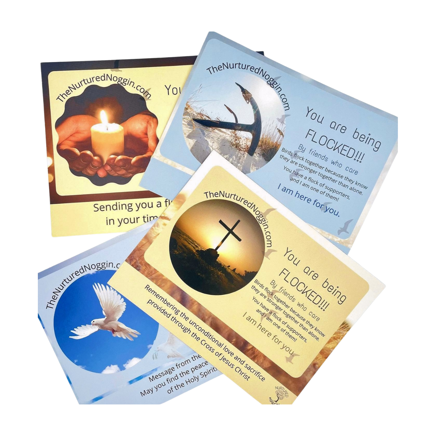 HOLY FLOCKERS - Flocking Card Packet