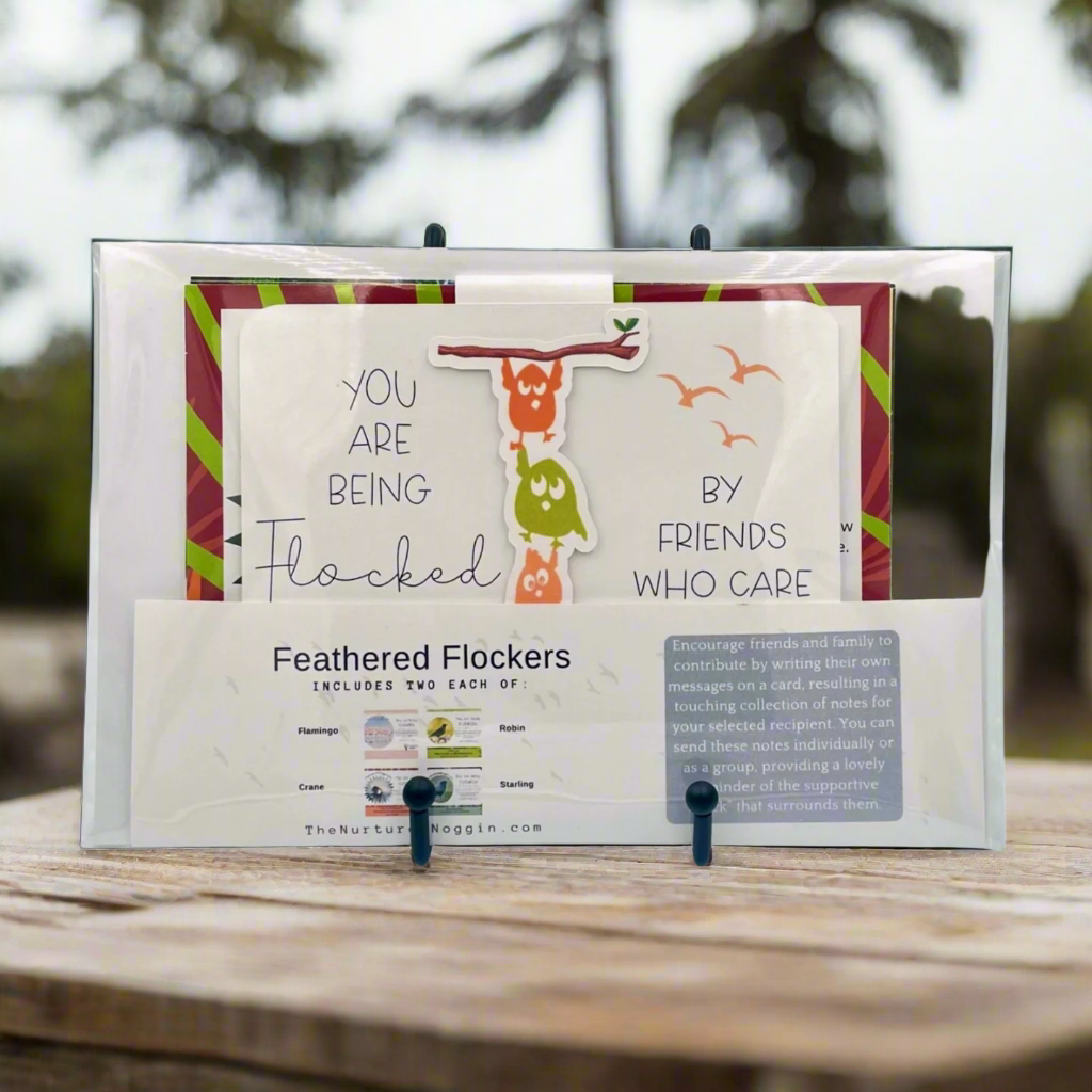 FEATHERED FLOCKERS - Flocking Card Packet