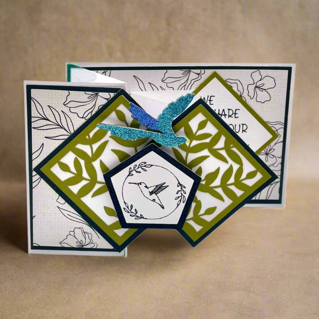 "SHARING IN YOUR SORROW" Z-Fold Comfort Card