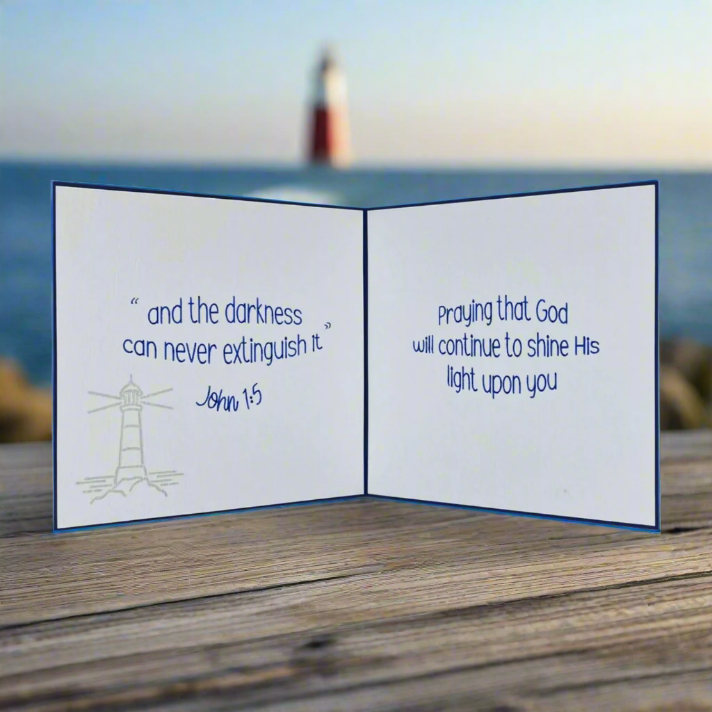 "LIGHTHOUSE" Square Comfort Card