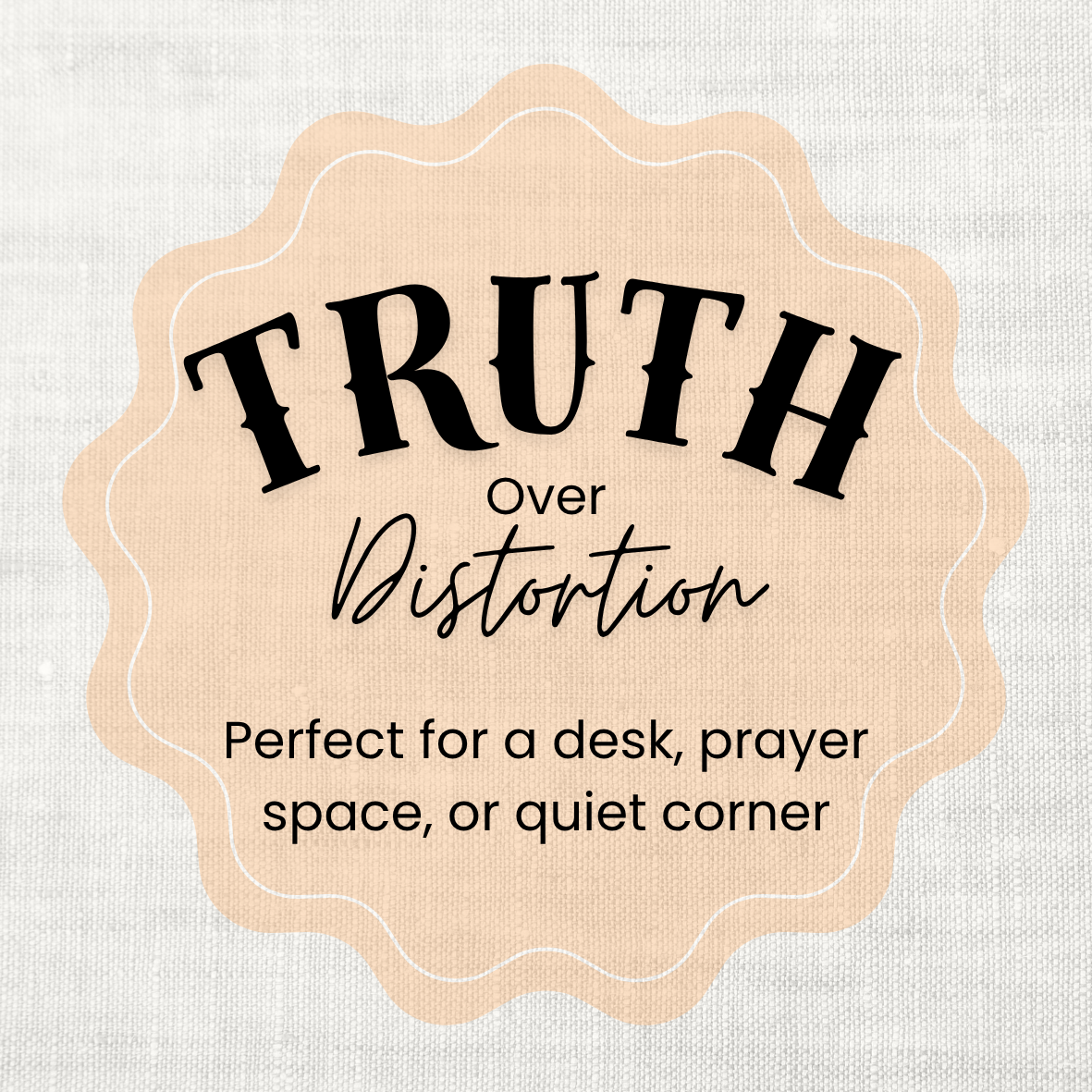 TRUTH OVER DISTORTION- Overreacting