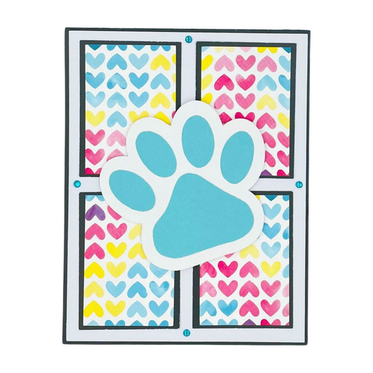 "PAWPRINT SYMPATHY" Personalized Comfort Card