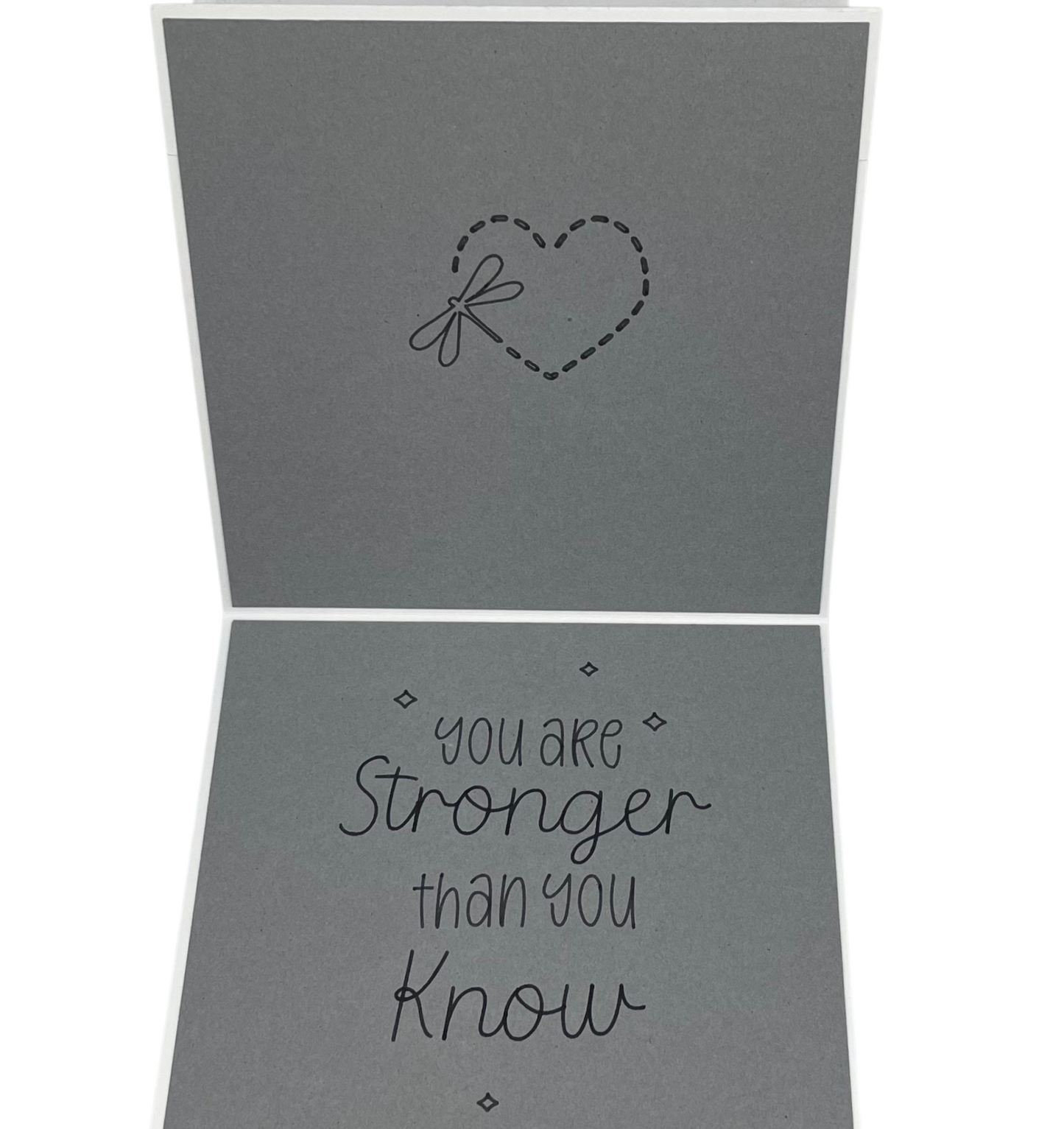"DRAGONFLY STRENGTH" Stand Up Comfort Card