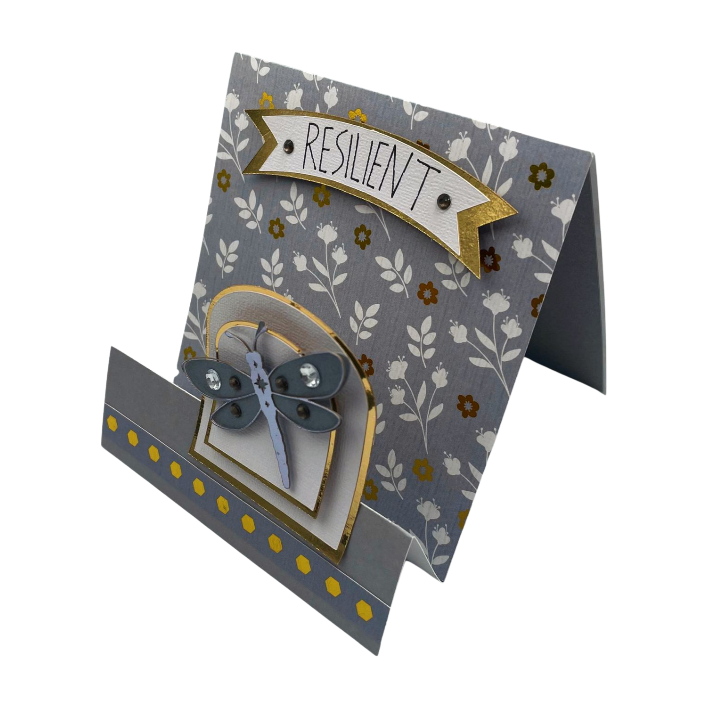 "DRAGONFLY STRENGTH" Stand Up Comfort Card