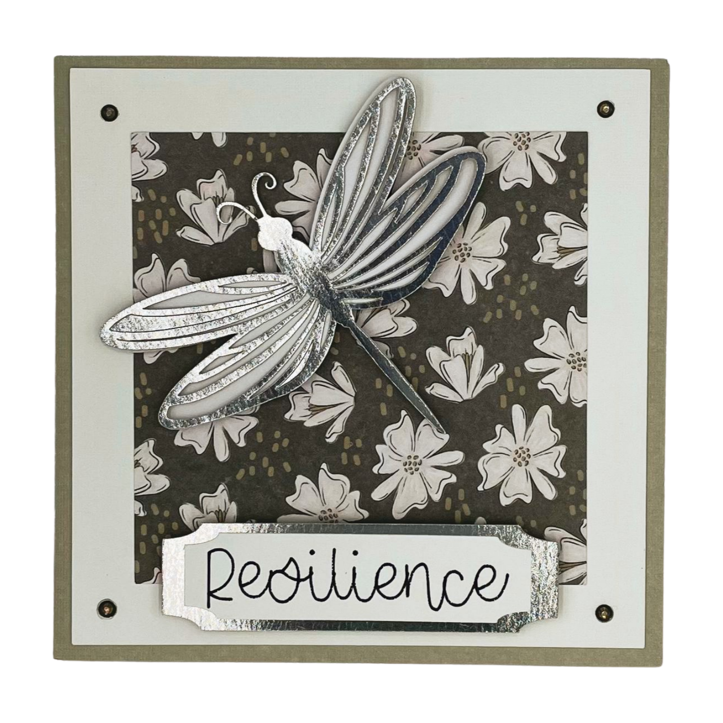 Front view of dragonfly card