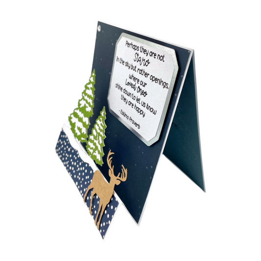 "STARS SHINE" Stand Up Comfort Card