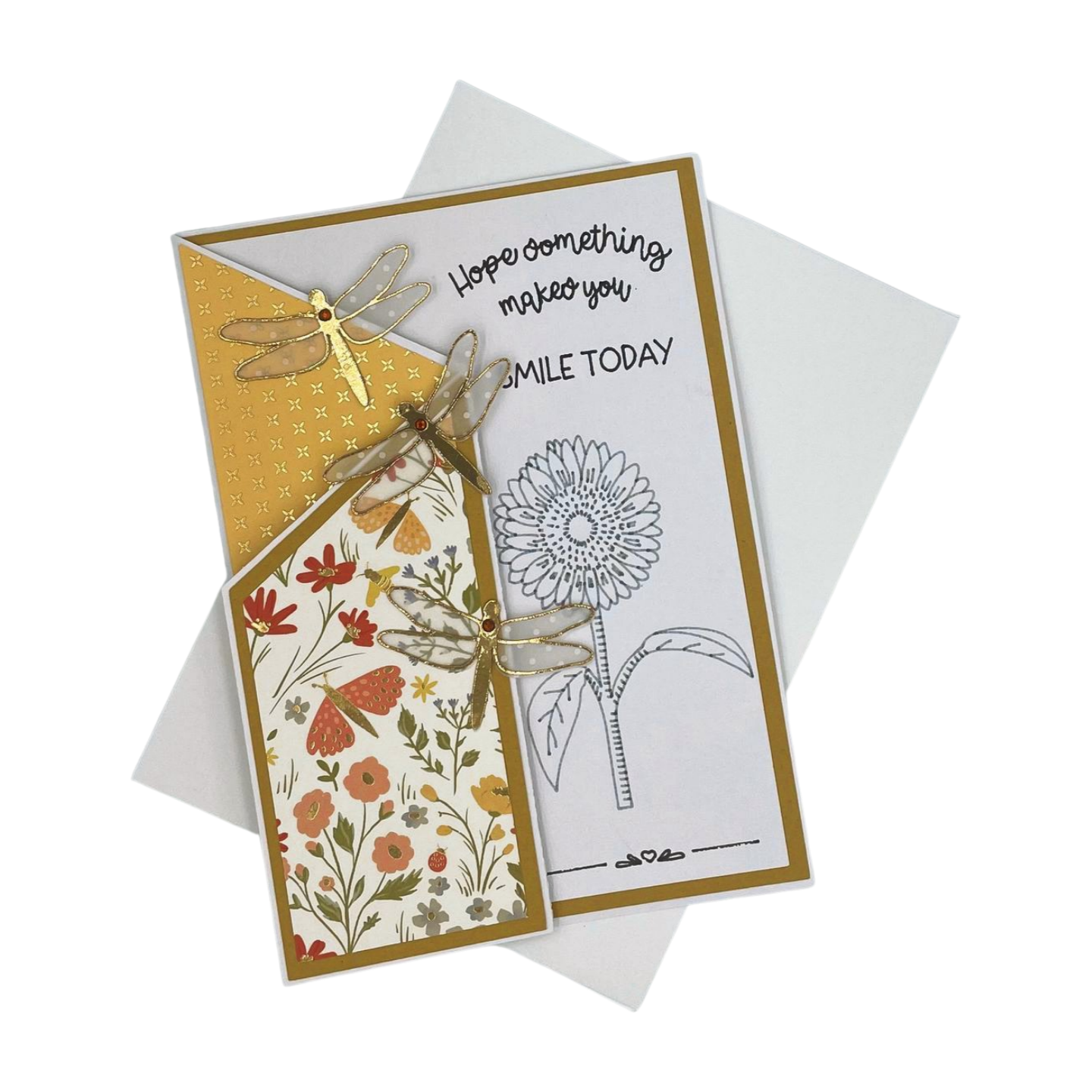 "HOPE SOMETHING MAKES YOU SMILE" Z-Fold Comfort Card