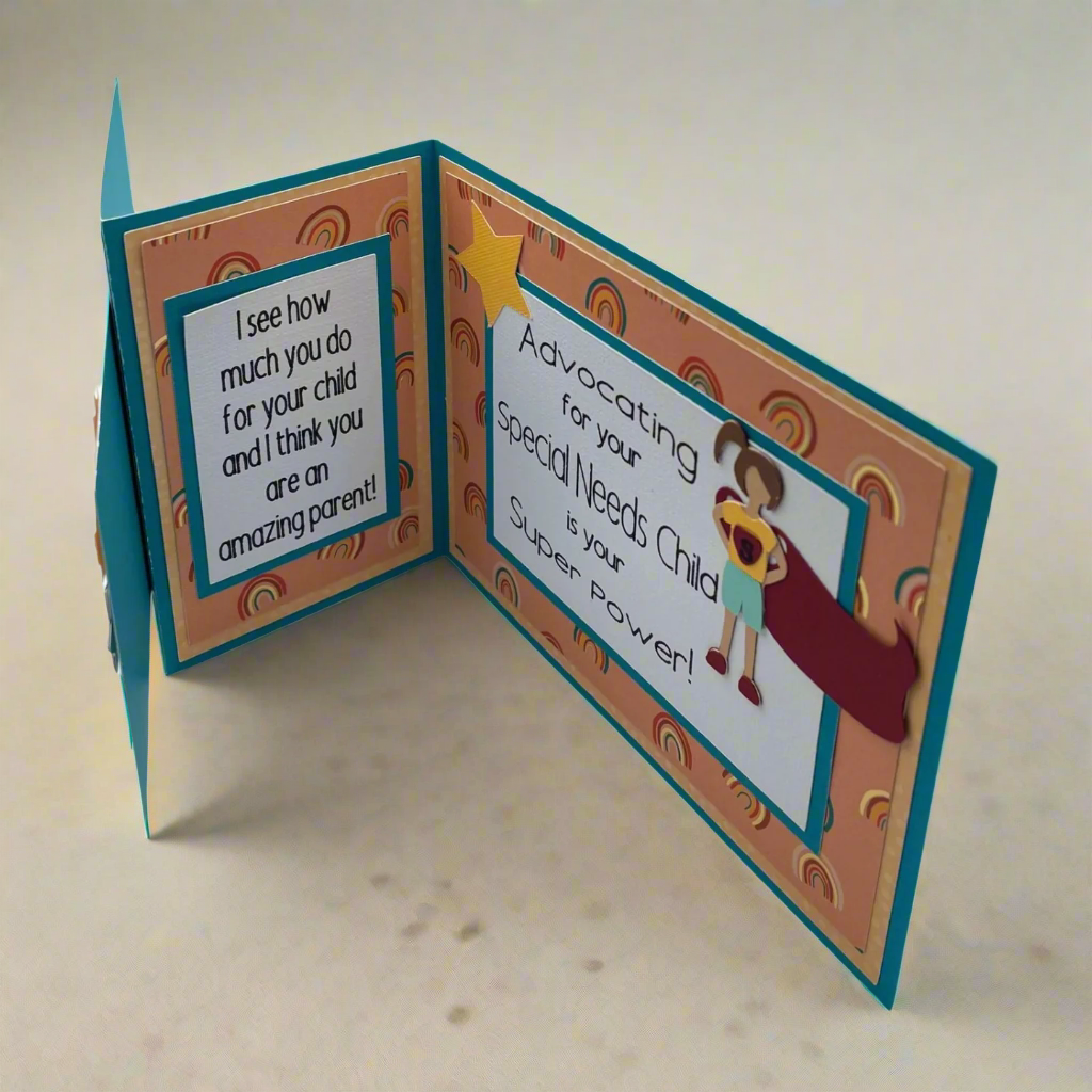 "SUPER HERO CAPE" Z-Fold Comfort Card