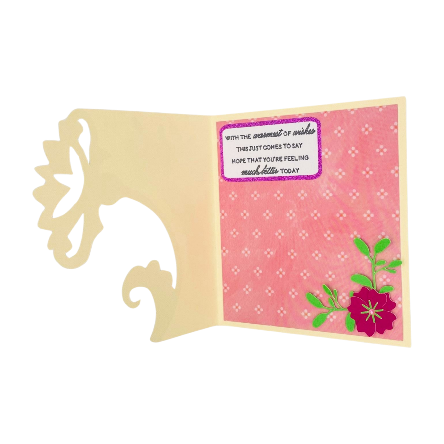 THINKING OF YOU FLOWER Comfort Card