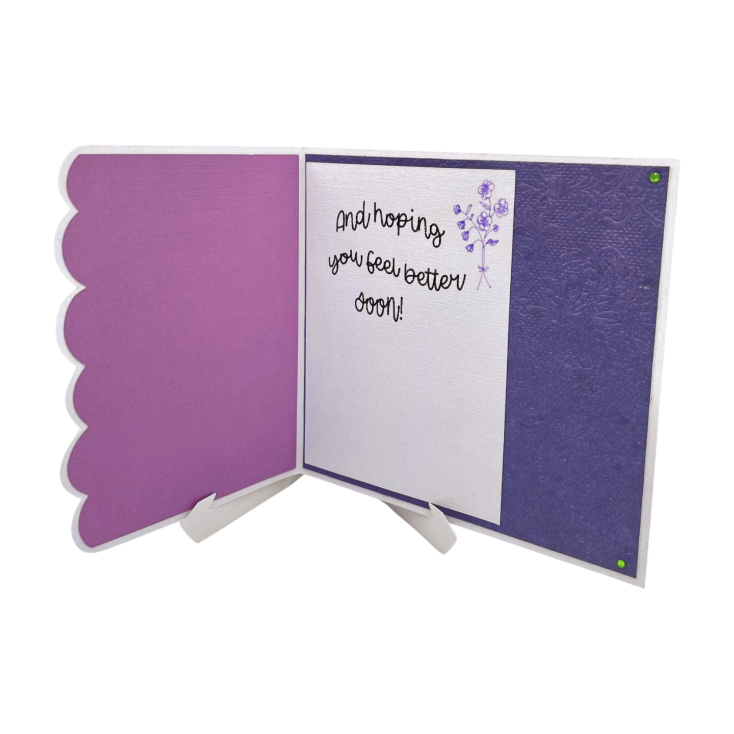 "THINKING OF YOU" Purple Comfort Card