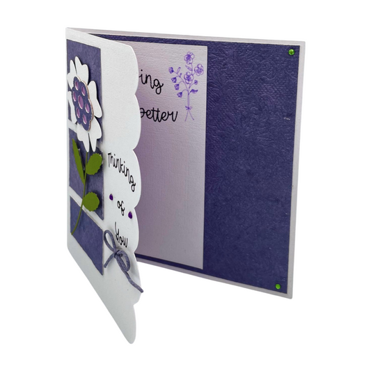 "THINKING OF YOU" Purple Comfort Card