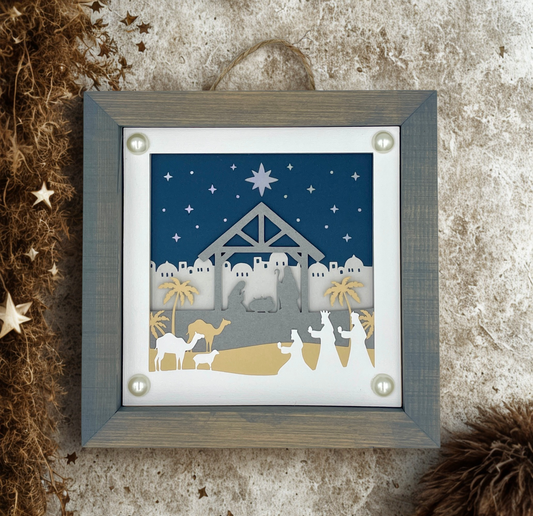NATIVITY Shadowbox