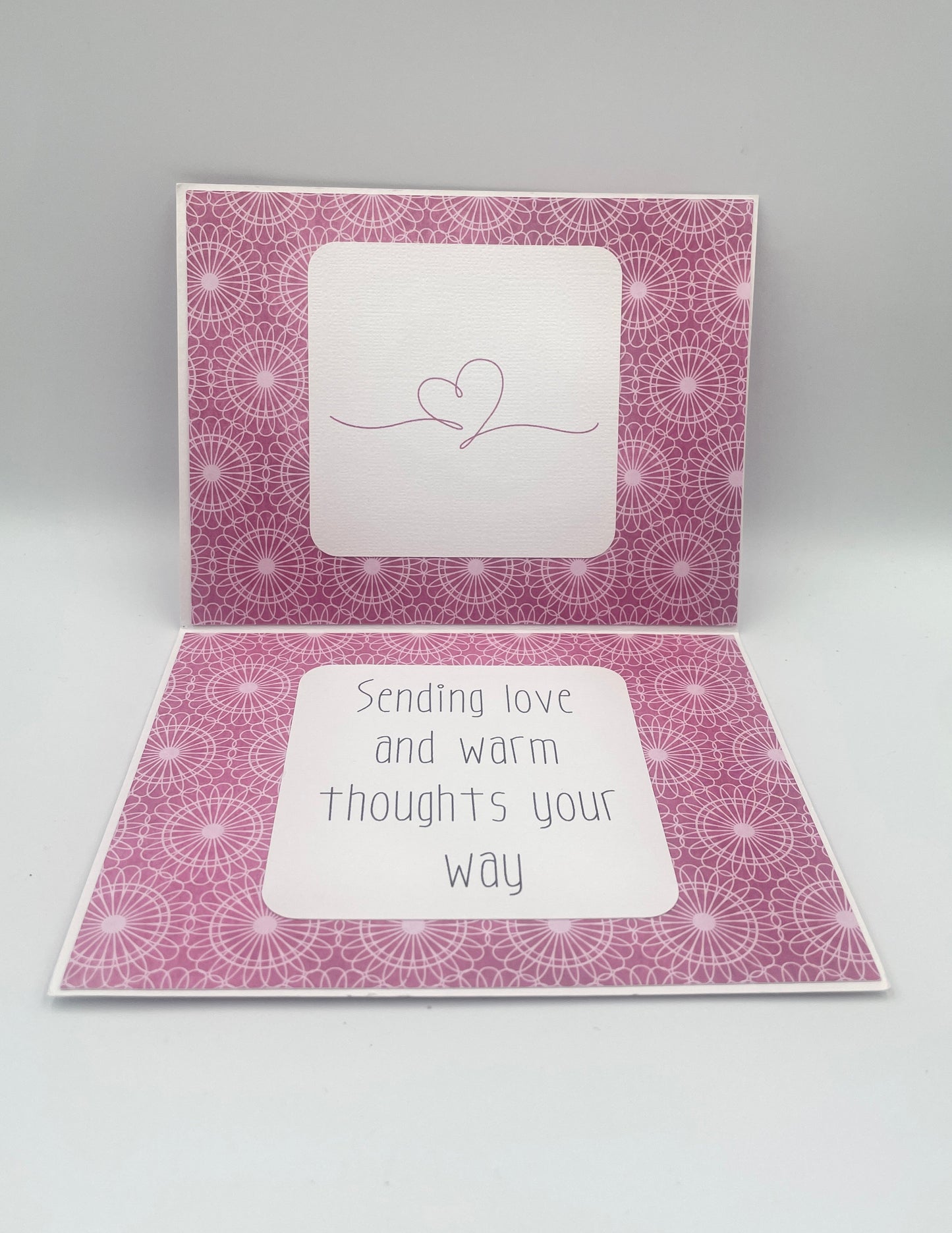 JUST FOR YOU Roses Cut-Out Card