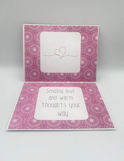 JUST FOR YOU Roses Cut-Out Card